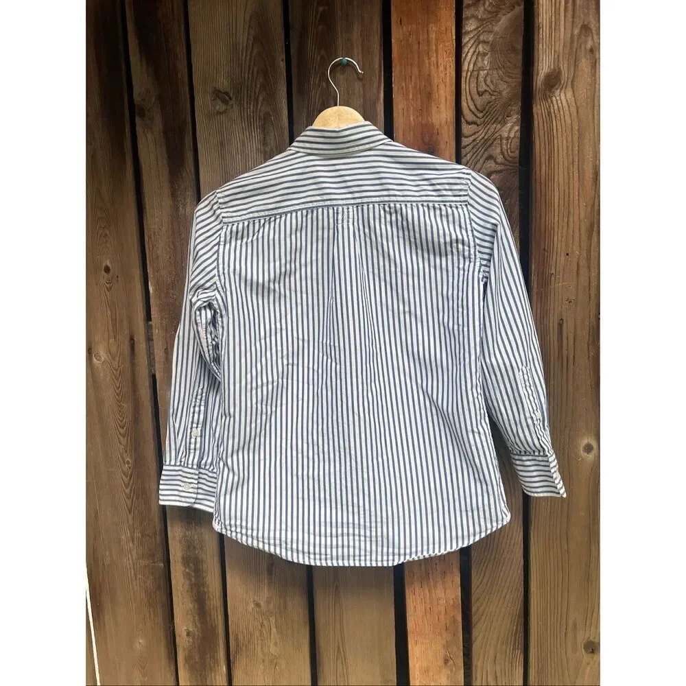 Crewcuts Boy’s striped botton down shirt size 10